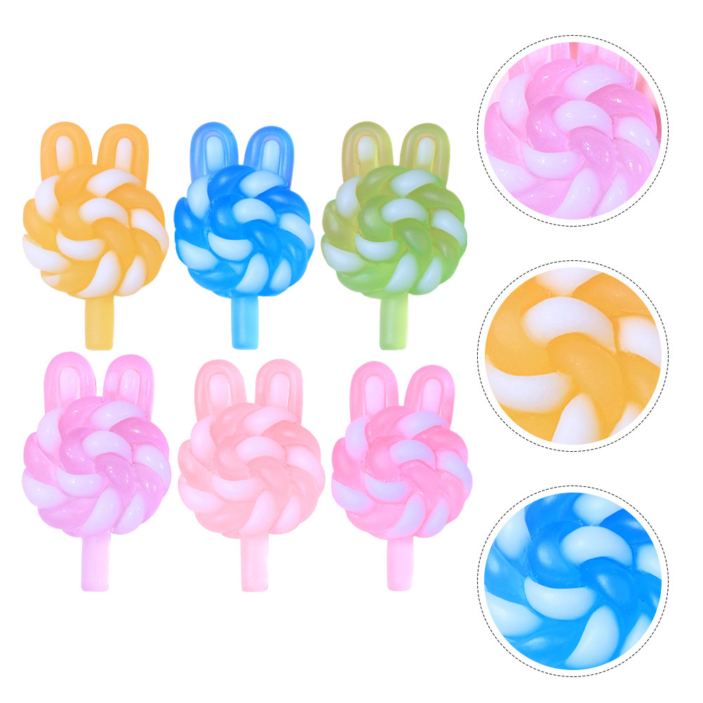 24Pcs Cute Cartoon Lollipop Ch - đánh giá và giá Resin Crafts Diy