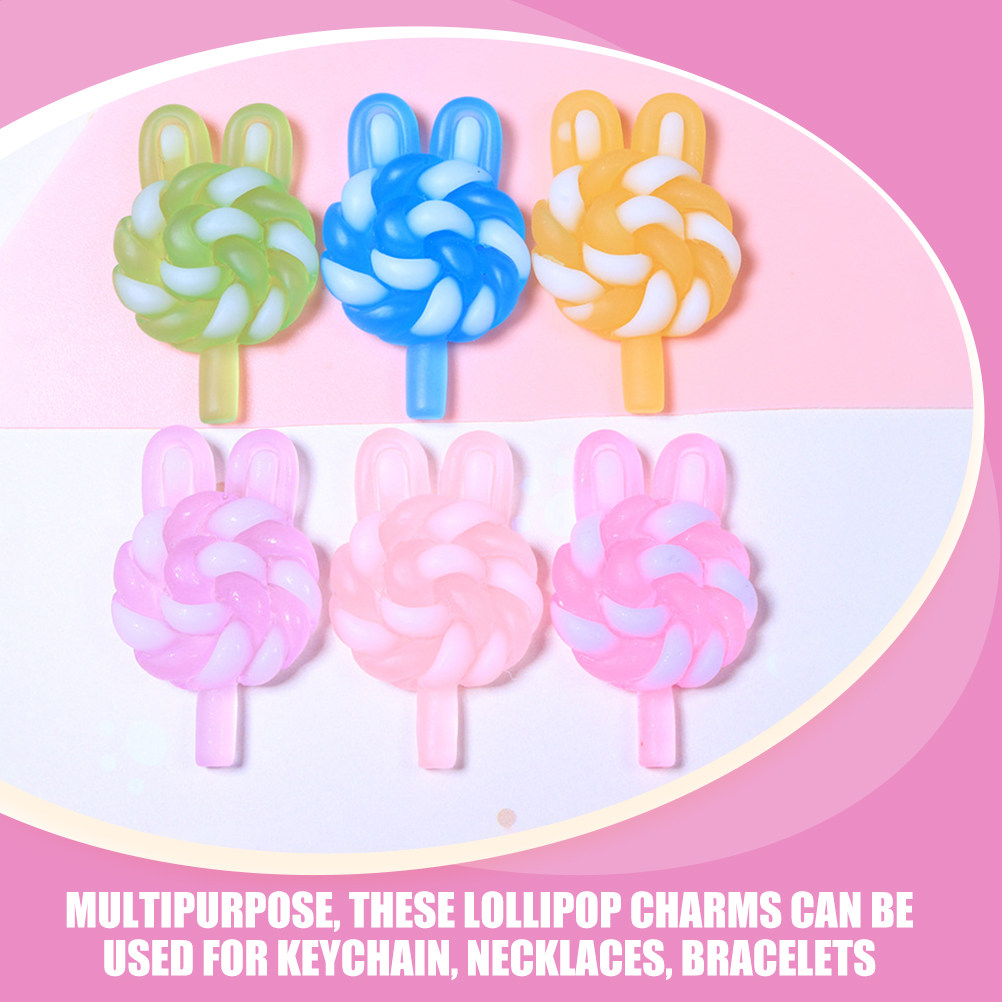 24Pcs Cute Cartoon Lollipop Ch - đánh giá và giá Resin Crafts Diy
