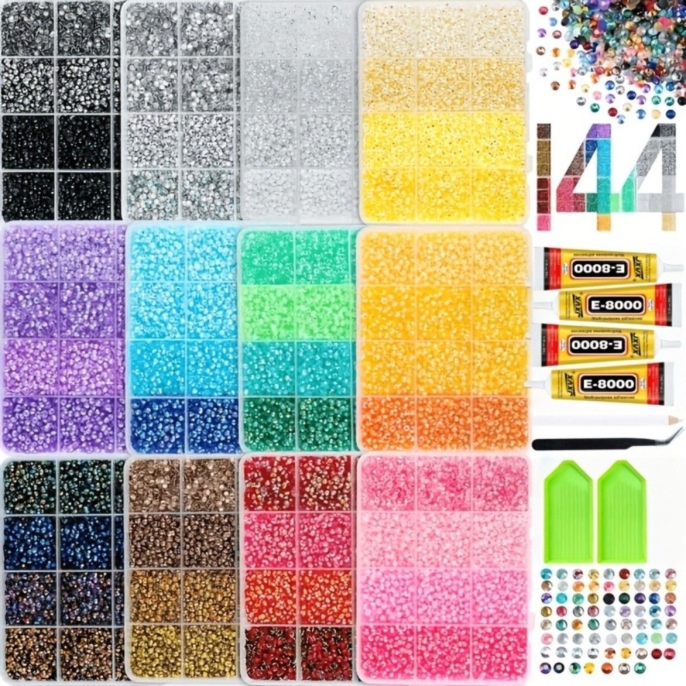 Multicolor Resin Rhinestone Ki - đánh giá và giá Resin Jewelry Kit