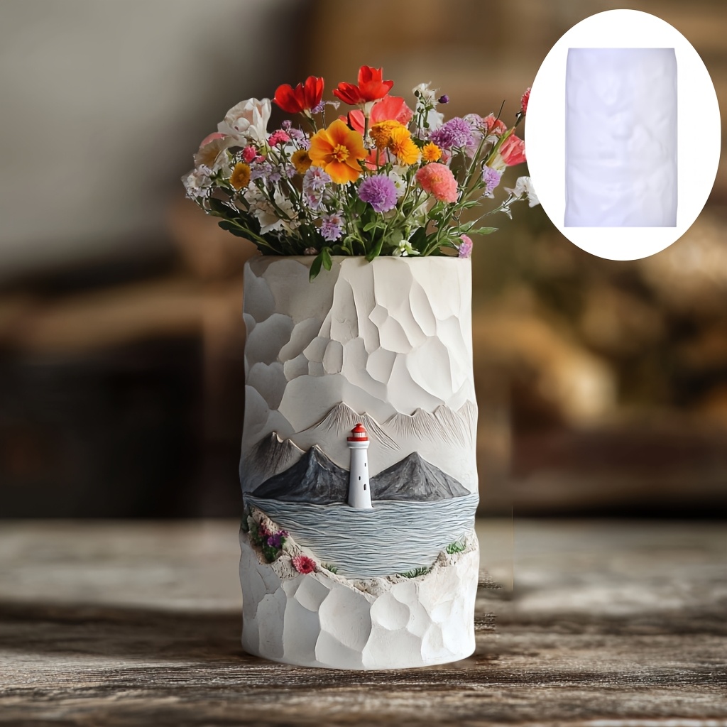 Sea Lighthouse Relief Flower P - đánh giá và giá Resin Ocean Wave Mold