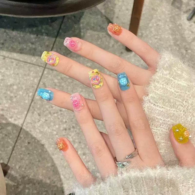 100 Mini Colorful Turtle Resin - đánh giá và giá Resin Crafts Diy