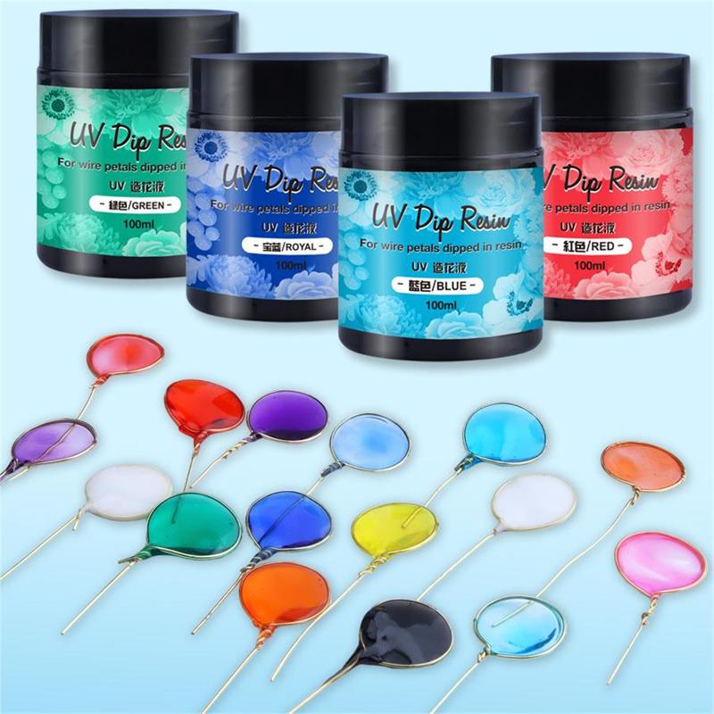 100ml UV DIP Resin Glue For Wi - đánh giá và giá Flower Preservation Resin