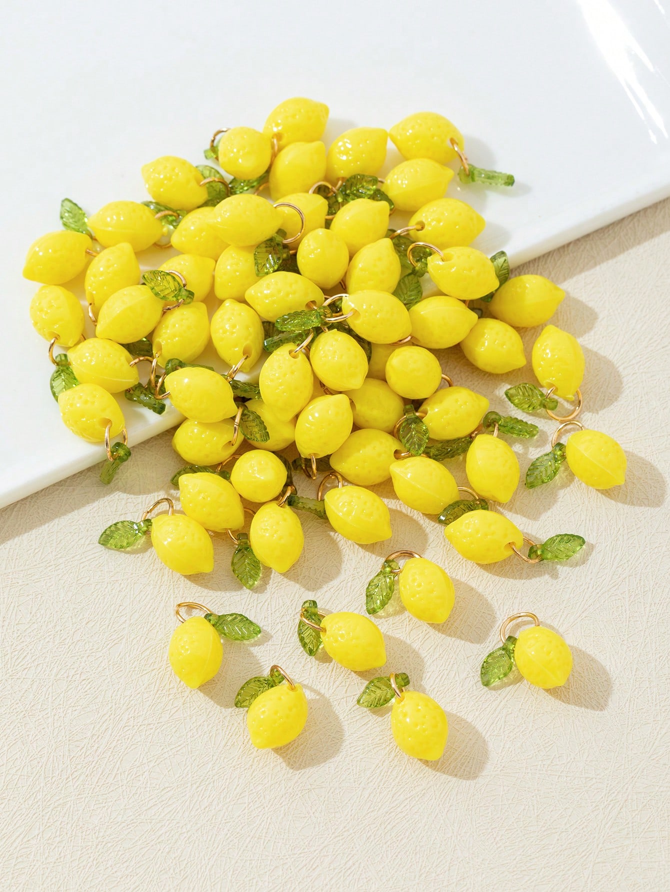10Pcs 3D Lemon Resin Charms Pe - đánh giá và giá Resin Crafts Diy
