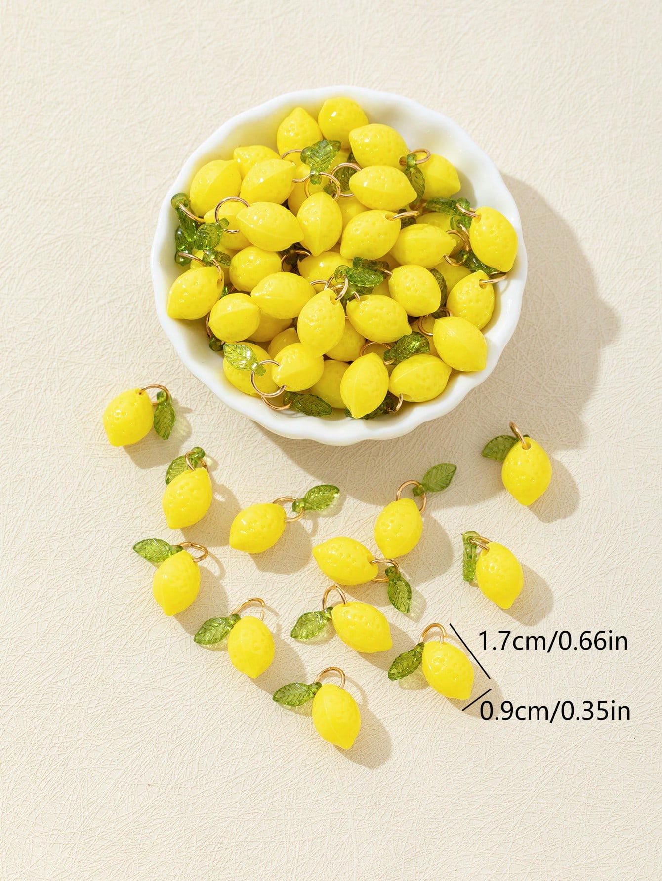 10Pcs 3D Lemon Resin Charms Pe - đánh giá và giá Resin Crafts Diy