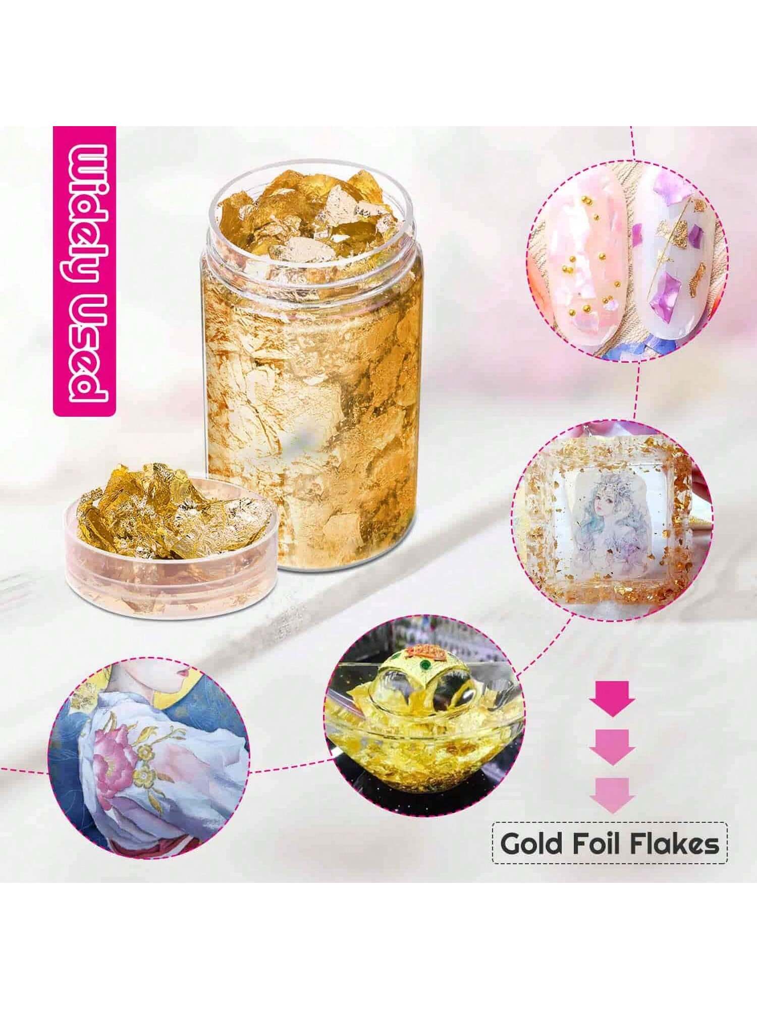 Gold Flakes, Gold Leaf Cake De - đánh giá và giá Gold Foil Flakes