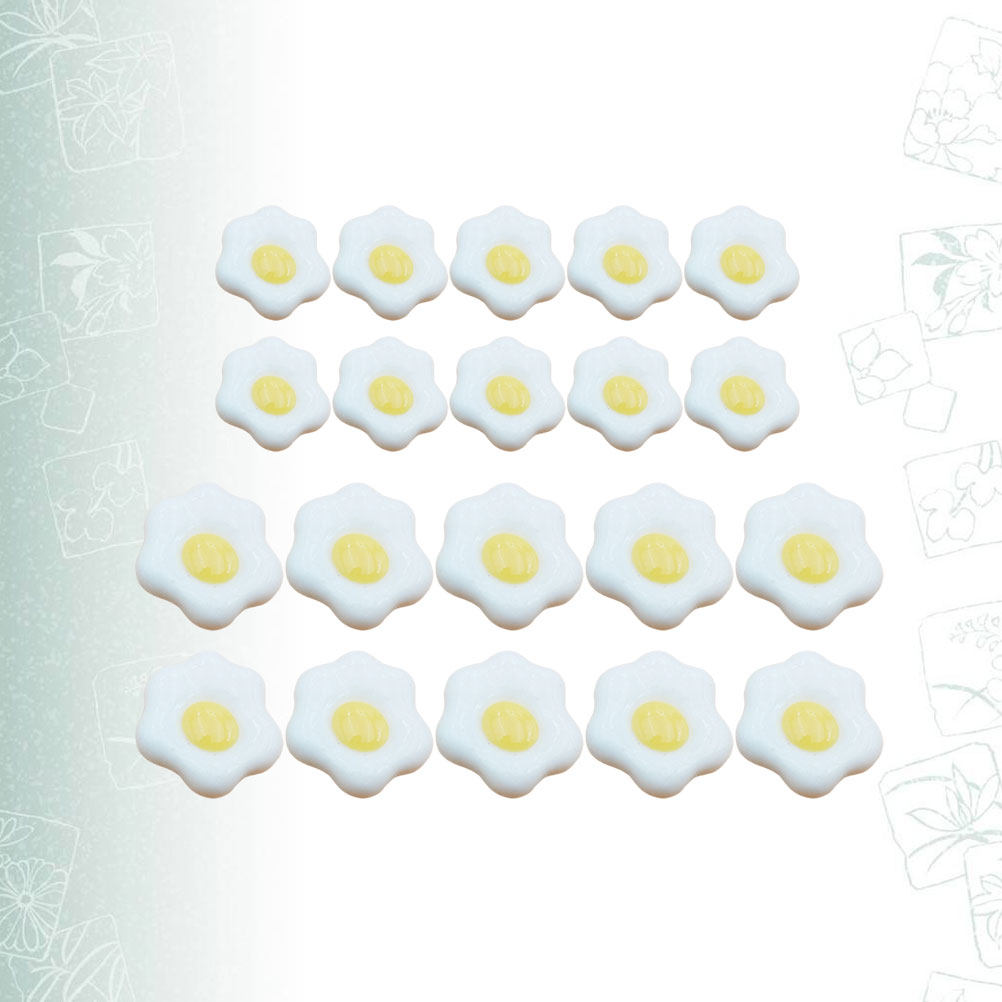 20Pcs Simulated Poached Egg Re - đánh giá và giá Resin Craft Material