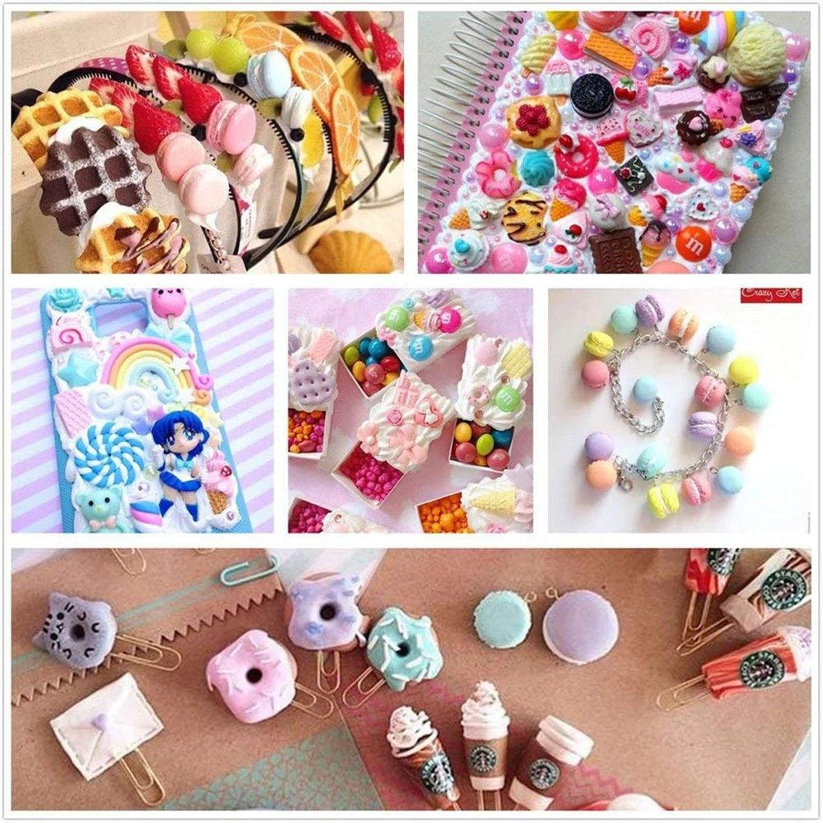 30pcs Random Candy Slime Charm - đánh giá và giá Resin Crafts Diy