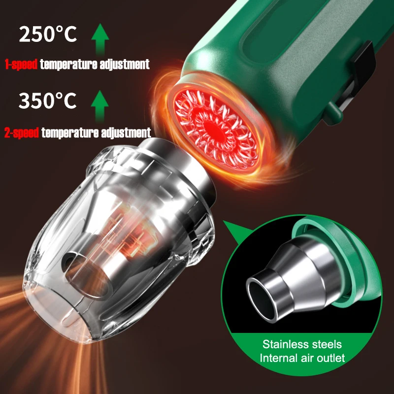 350W 2 Gears Hot Air Gun Mini  - đánh giá và giá Heat Gun Small