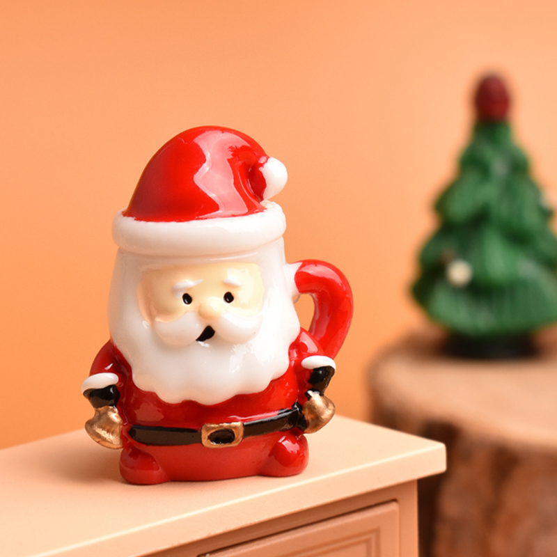 Mini Santa Teacup Ornament - R - đánh giá và giá Resin Craft Material