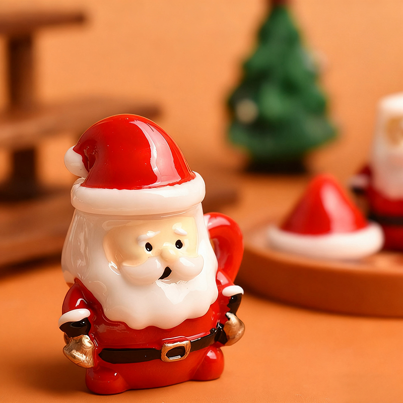 Mini Santa Teacup Ornament - R - đánh giá và giá Resin Craft Material