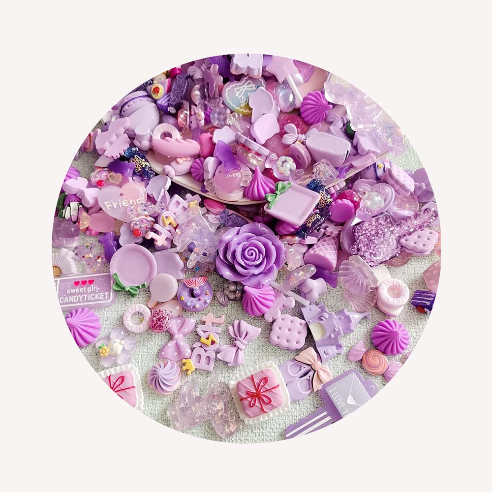 DIY jewelry mobile phone decor - đánh giá và giá Resin Crafts Diy